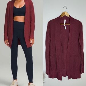 Lululemon Cashlu Sweater Wrap in Mulled Wine, EUC,  M/L